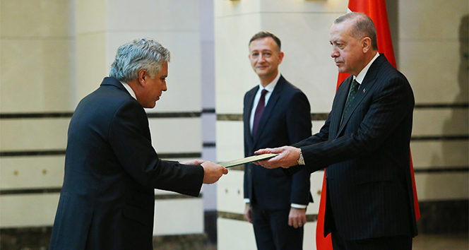 Cumhurbaşkanı Erdoğan, Brezilya Büyükelçisini kabul etti