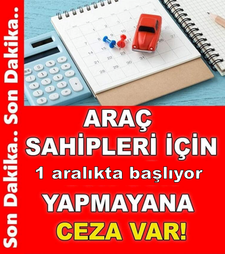 ARAÇ SAHİPLERİ DİKKAT..!