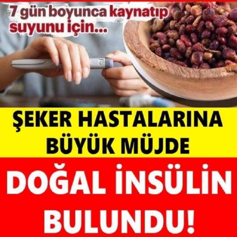 Şeker Hastalarına Müj’de! Doğal İnsülin Bulundu…