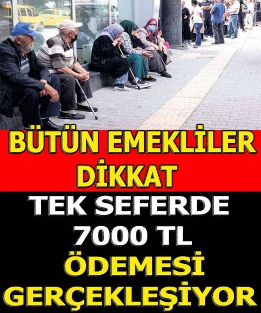 Emeklilere Sonunda Sevindirecek
