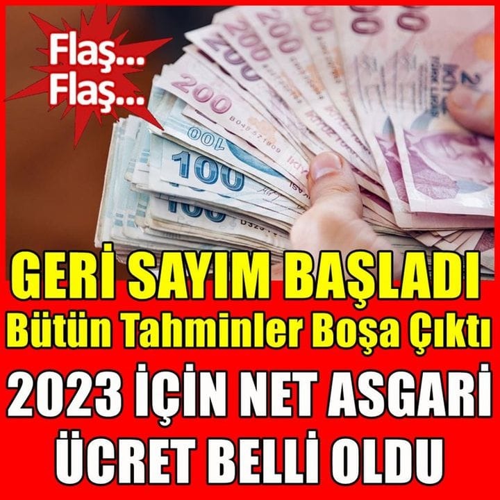 Tahminler Boşa Çıktı Asgari Ücret Bakın Ne Kadar Oldu