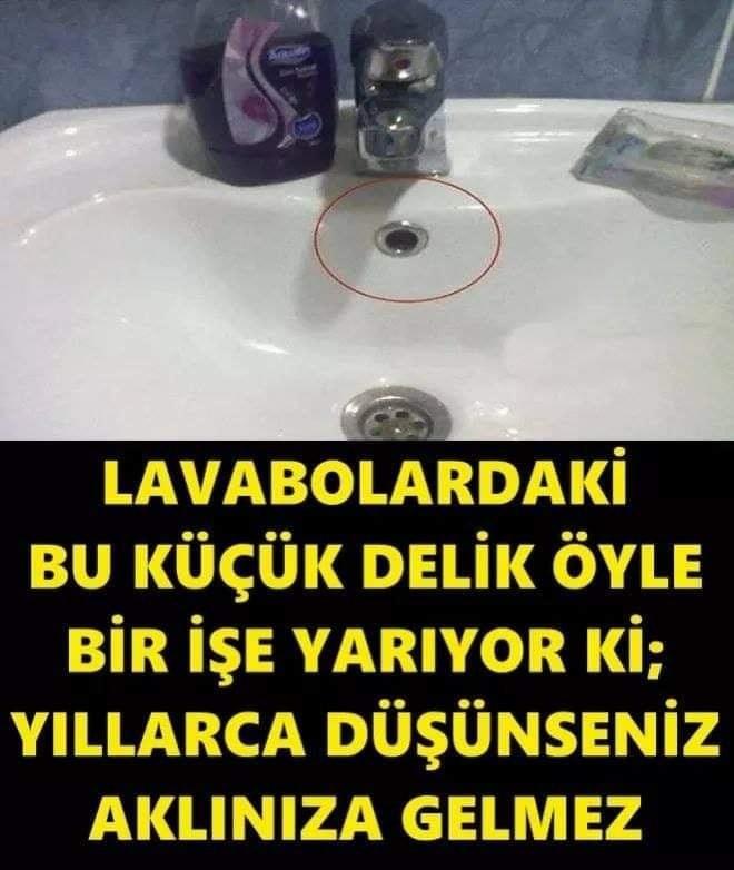 Lavabodaki Küçük Delik Ne İşe Yarıyor