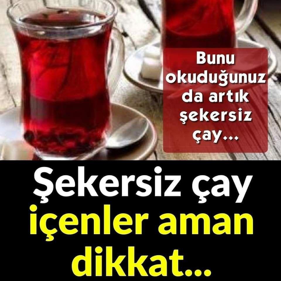 Şekersiz Çay İçenler Dikkat..