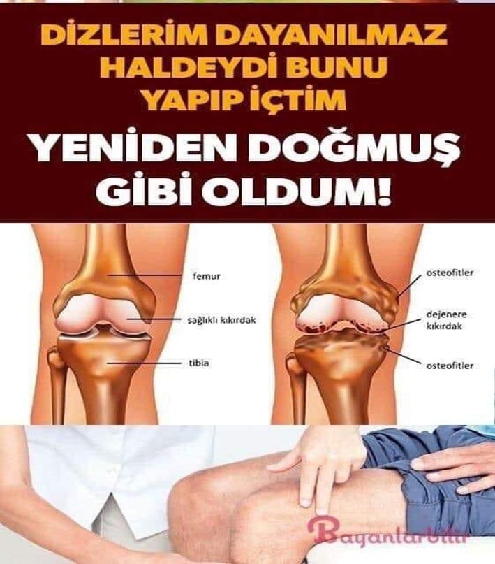 Diz ve eklem ağrılarını