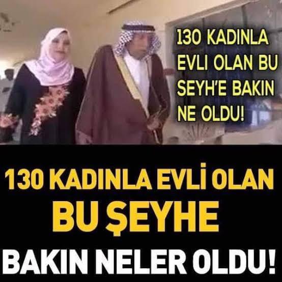 130 Kadınla E’vlenmişti! Peki O Şeyh’e Ne Olduğuna İna’nma’yacaksınız